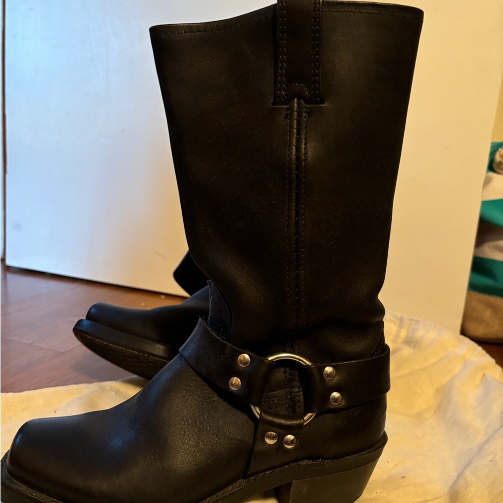 Women's Black Leather Boots